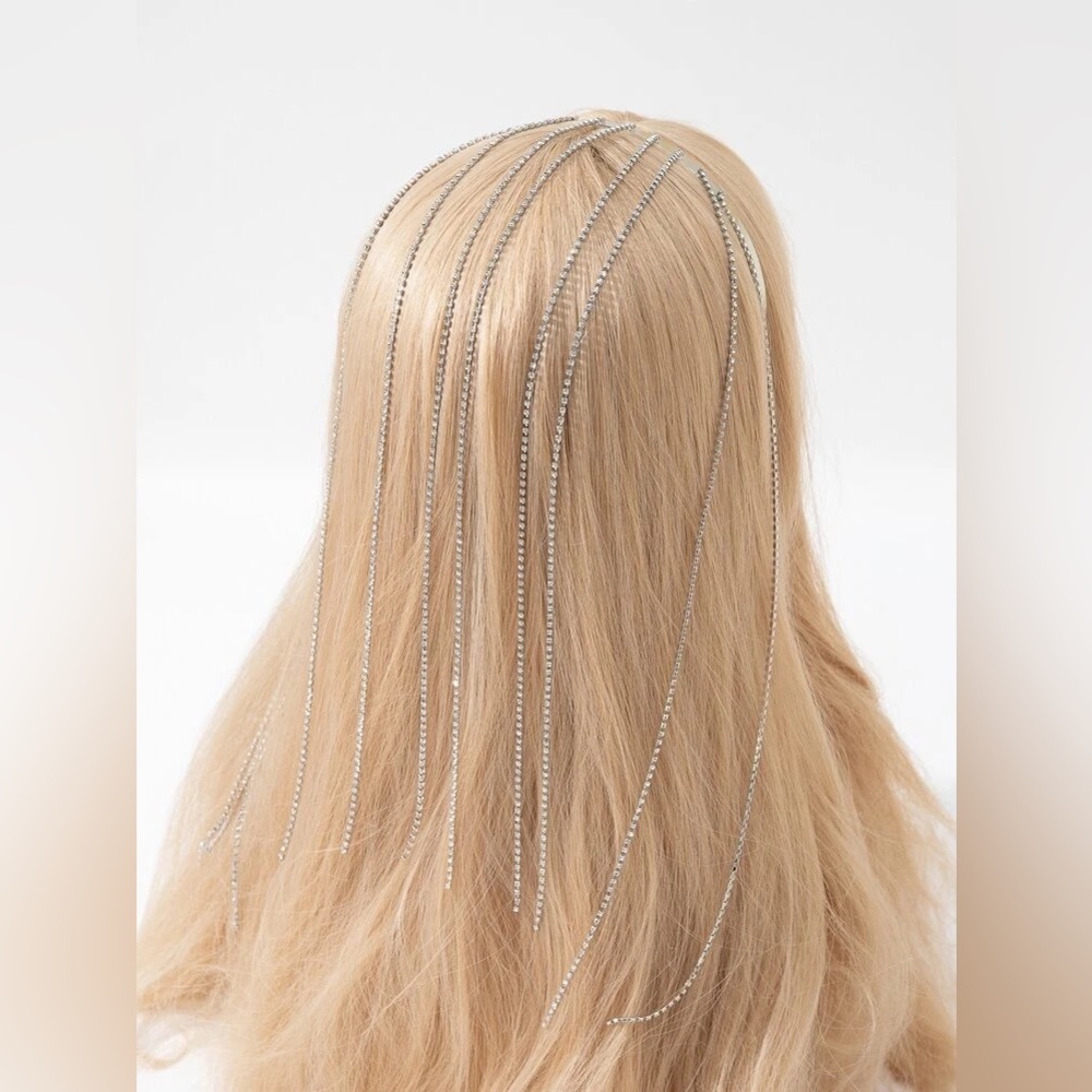 Rhinestone Fringe Decor Headband